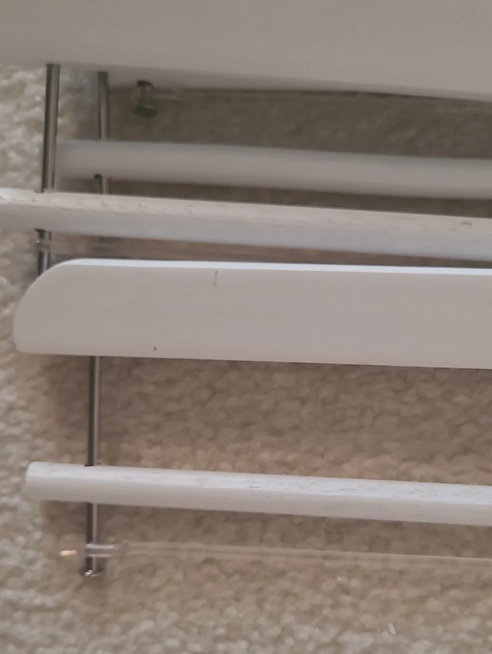 Tommy Bahama White Wooden Blanket Hangers Set of 6